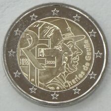 2 Euro Gedenkmünze Frankreich 2020 Charles de Gaulle unz.