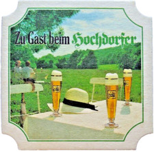 ALTER BIERDECKEL Hochdorfer Kronenbrauerei Otto Haizmann KG Bierfilze Sammeln