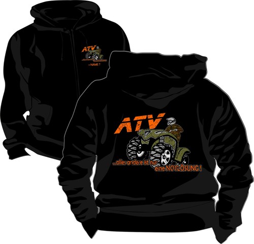 Quad atv kapuzenpullover - quad,