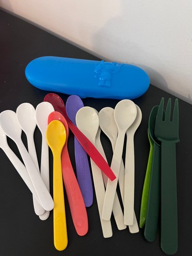 Babylöffel plastik milupa - babylöffel,