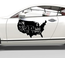 Autoaufkleber United States