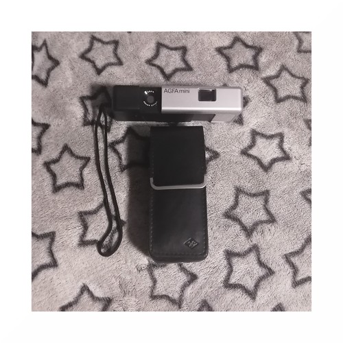 Agfa mini kamera mit tasche - agfa,