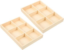 Holz Organizer Box Fächer