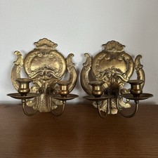 Antikes Paar Wand Kandelaber