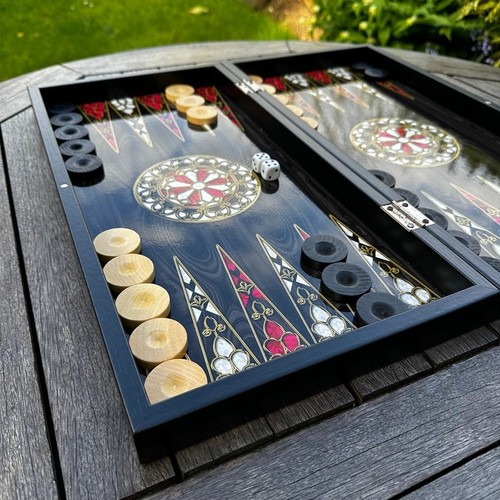 Backgammon schach dame set - dame, x