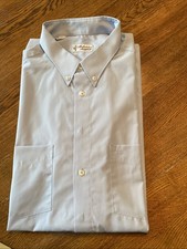 Kurzarm Maßhemd Walbusch Extraglatt, in hellblau, 2 BT, KW 49, BW 200, Brust 188