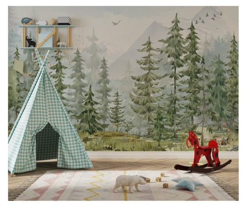 Fototapete kinderzimmer wald - fototapete,