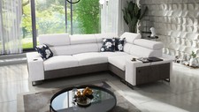 Ecksofa mit Schlaffunktion Melanie II L-Form Sofa mit Bettkasten Modern 26