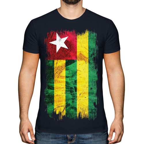 Togo grunge flagge herren - togo,