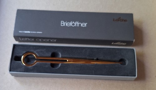 Brieföffner lerche vergoldet - lerche,