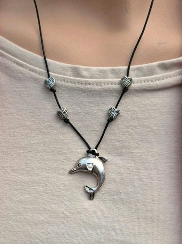 Modeschmuck lederbandkette - modeschmuck,