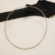 Juwelier-HalsReif  45cm Bicolor 5-reihig-extra kleiner BajonetVerschluß - NEU