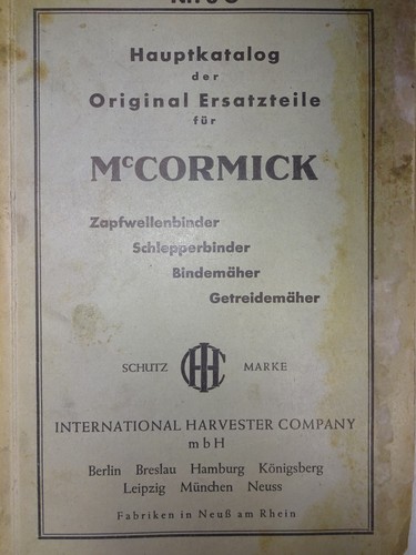Deering farmall ihc cormick - deering, mc