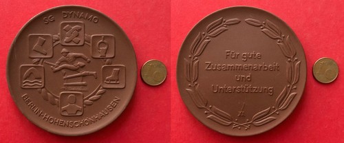 Ddr böttgersteinzeug medaille - böttgersteinzeug,