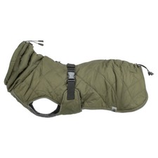 Trixie Hundemantel Minot olivgrün wasserabweisend reflektierend für Hunde