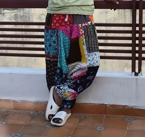 Unisex handmade patchwork boho - handmade,