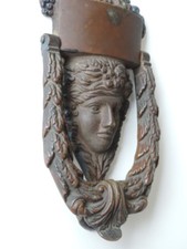 ALTER TÜRKLOPFER BRONZE ANTIK