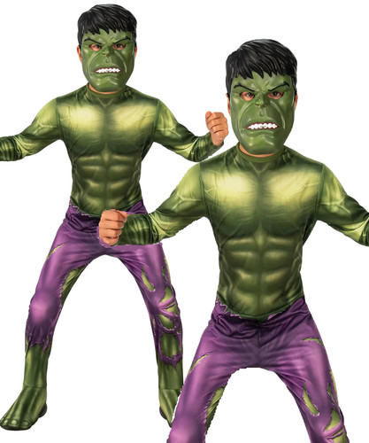 Deluxe hulk kostüm jungen - hulk,
