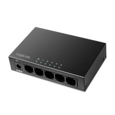 5-Port Gigabit Desktop Netzwerk Switch RJ45 LAN Ethernet Verteiler HUB schwarz