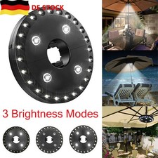 LED Sonnenschirmlampe Sonnenschirm Beleuchtung Schirmleuchte Gartenschirm Lampe,
