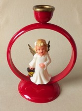 Vintage Engel mit Laterne Kerzenhalter 50er/60er J.