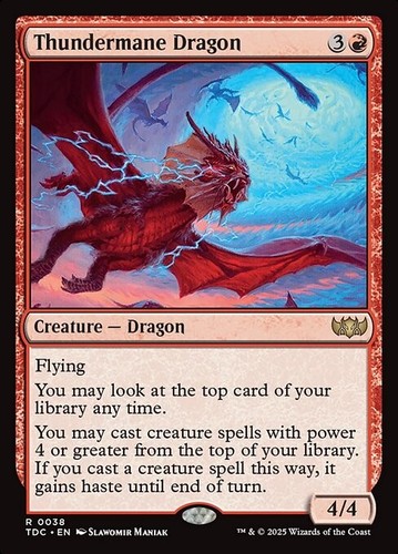 Mtg thundermane dragon - *mtg:,