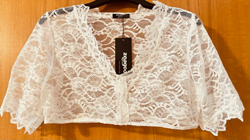 Dirndl bluse weiß 46 - weiß, gr.