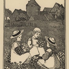 Rudolf Schiestl 8 Holzschnitte Einzeldrucke Fritz Heyder Berlin 1920er