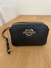 Moschino Tasche schwarz mit gold Schultertasche