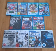 11  Nintendo Wii/ Wii U Spiele /Sammlung  Inkl. Mario Kart 8