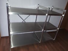 Edelstahl Norm 5 Regal Hupfer Kühlhaus Kühlraum Kühlzelle 1,20m x 0,60m x 1,475m