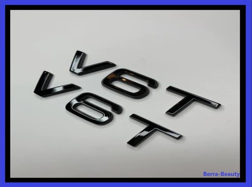 V6t emblem schriftzug rs - 2x,