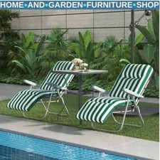 2er Set klappbare Sonnenliegen