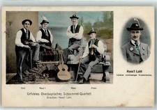 10669197 - Oberbayrisches Schrammel Quartett Kontragitarre Tracht Volksmusik