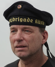 NVA Grenzbrigade Küste Volksmarine Karneval Gr. 57/58  Tellermütze Fasching DDR 