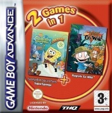 GameBoy Advance - 2 in 1: SpongeBob Squarepants + Rugrats Go Wild Modul wieNEU
