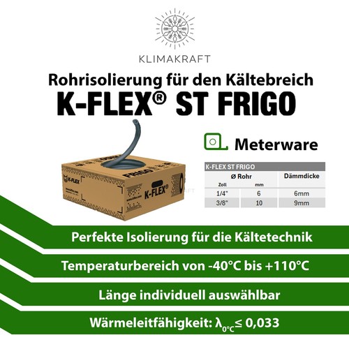 Flex frigo rohrisolierung - st,