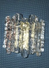 Wandlampe Kalmar Franken KG Eisglas Scone  60er Jahre