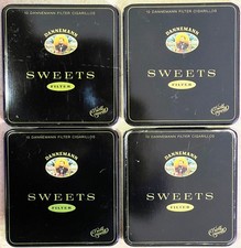 4 x Dannemann Sweets Cigarillos Blechdose Tabak Zigarillo Box Schachtel vintage 