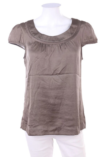 Kurzarm bluse satin - h&m, kurzarm-bluse
