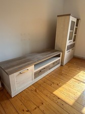 Wohnwand vitrinenschrank - /, +