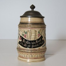 schöner antiker Bierkrug 1/4