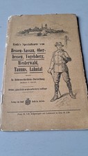 Roths Spezialkarte von Hessen -Nassau, Oberhessen usw. Alte Karte ca.1910-20