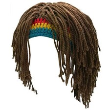 Rasta Perücke Beanie Mütze