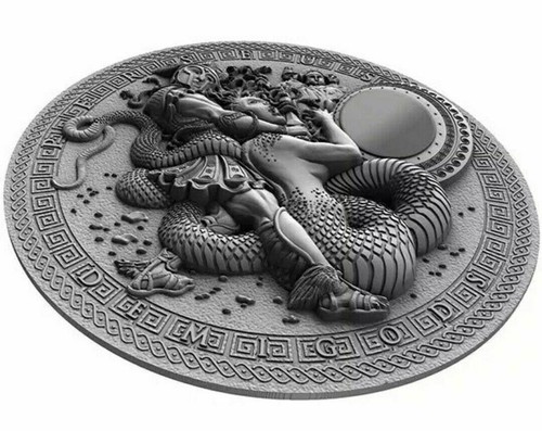 Niue 2018 perseus silicone - 2$-,