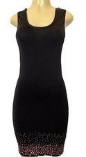 Wolford Rivet Dress Black Pink