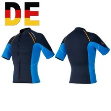 Neoprenanzug Top 1.5mm Kurzarm Tauchjacke Mit Reißverschluss Schwimmen Surfen
