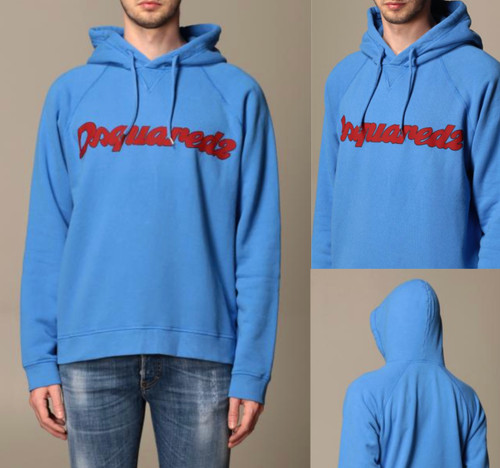 Dsquared2 jeans hooded preppy - dsquared2,