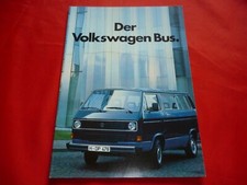 VW T3 Bus Kombi Caravelle C CL GL Carat syncro Prospekt Brochure Depliant 1986
