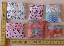 6 Kissen für  Puppenstube -